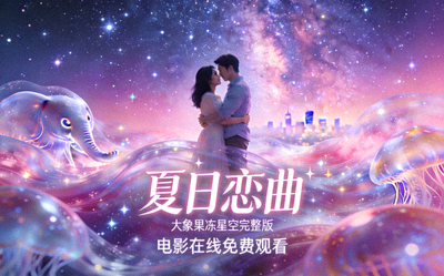 爱情电影《夏日恋曲》海报 - 大象果冻星空完整版电影在线免费观看